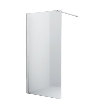 Inloopdouche Eco Nano 140x200cm Antikalk Helder Glas Chroom Profiel 8mm Veiligheidsglas Easy Clean