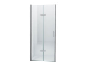 Douchedeur Miami Nisdeur Vouwdeur 80x202cm Antikalk Helder Glas Chroom Profiel 8mm Veiligheidsglas