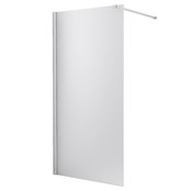 Inloopdouche Stern 90x200 cm Melkglas Chroom Profiel 10mm Veiligheidsglas Easy Clean Inloopdouche Stern 90x200 cm Melkglas Chroom Profiel 10mm Veiligheidsglas Easy Clean