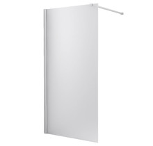 Inloopdouche Stern 90x200 cm Melkglas Chroom Profiel 10mm Veiligheidsglas Easy Clean