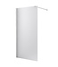 Inloopdouche Stern 90x200 cm Melkglas Chroom Profiel 10mm Veiligheidsglas Easy Clean