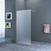 Inloopdouche Stern 90x200 cm Melkglas Chroom Profiel 10mm Veiligheidsglas Easy Clean Inloopdouche Stern 90x200 cm Melkglas Chroom Profiel 10mm Veiligheidsglas Easy Clean