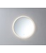 Badkamerspiegel Cleo Rond Goud 100x100cm Dimbaar Geintegreerde LED Verlichting 3 kleur instelbaar Touch Schakelaar zonder spiegelverwarming