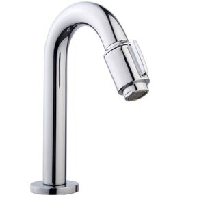 Toiletkraan Brava Chroom koud Fonteinkraan Koud draaiknop bediening