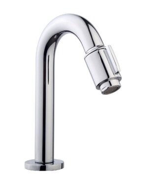 SANI-SUPPLY Toiletkraan Brava Chroom koud Fonteinkraan Koud draaiknop bediening