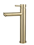 Largo Wastafelkraan Goud Geborsteld Hoog 29,6 cm