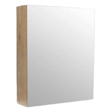 Spiegelkast Wood Eiken 60x70x16cm Massief eiken Softclose Links of rechts Scharnier