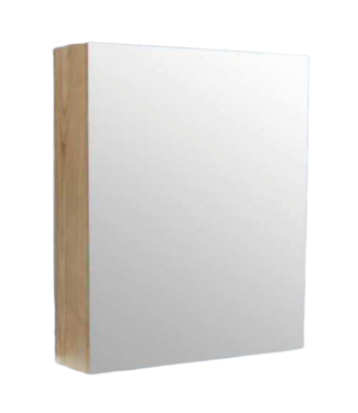 SANI-SUPPLY Spiegelkast Wood Eiken 60x70x16cm Massief eiken Softclose Links of rechts Scharnier
