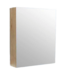 Spiegelkast Wood Eiken 60x70x16cm Massief eiken Softclose Links of rechts Scharnier