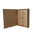 Spiegelkast Wood Eiken 60x70x16cm Massief eiken Softclose Links of rechts Scharnier