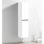 SaniPRO Trendline Kolomkast Hoogglans Wit 160x35x35cm Greeplijst Aluminium