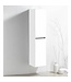 Trendline Kolomkast Hoogglans Wit 160x35x35cm Greeplijst Aluminium