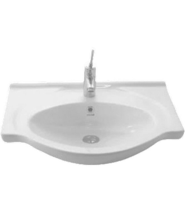 Badkamermeubel Staand Aleco 65cm met wastafel 65x75x50cm keramisch wastafel met overloop