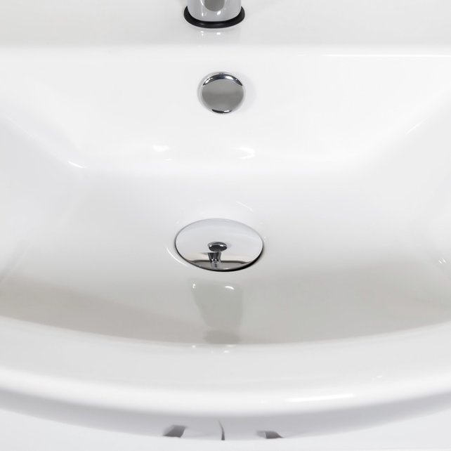 Badkamermeubel Staand Aleco 80cm met wastafel 80x75x50cm keramisch wastafel met overloop