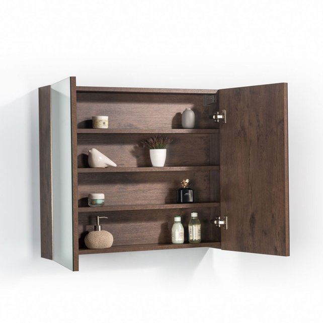 Spiegelkast Callisto 80x70x16cm Walnoot Spiegelkast Callisto 80x70x16cm Walnoot