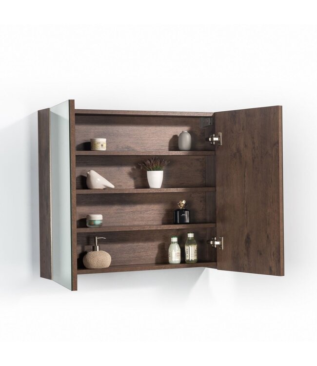 Spiegelkast Callisto 80x70x16cm Walnoot