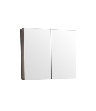 SANI-SUPPLY Spiegelkast Callisto 80x70x16cm Walnoot