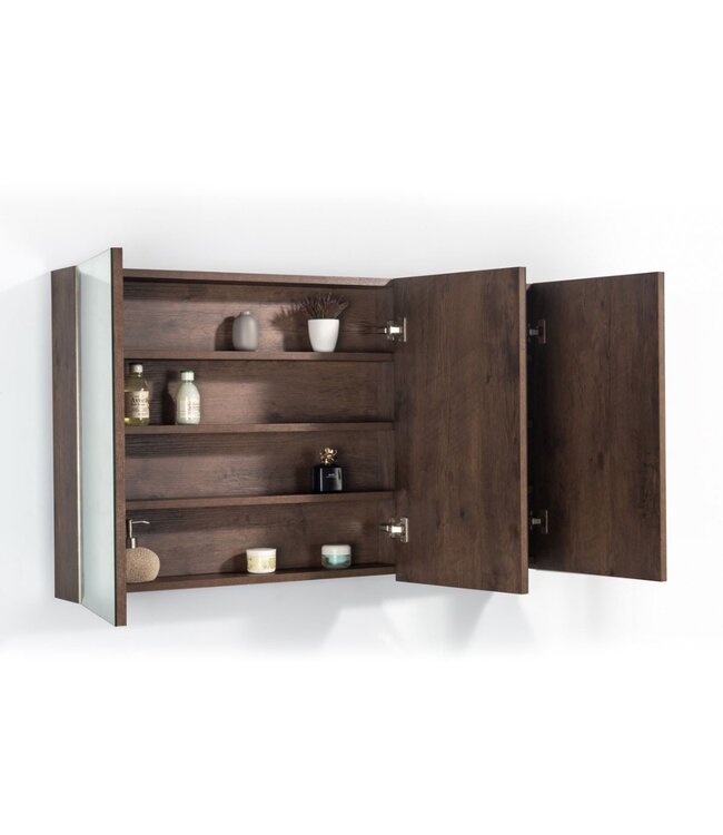 Spiegelkast Callisto 120x70x16cm Walnoot