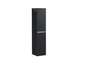 Trendline Kolomkast Hoogglans Antraciet 160x35x35cm Greeplijst Aluminium