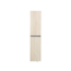 SaniPRO Trendline Kolomkast Light Wood160x35x35cm Greeplijst Aluminium Licht eiken