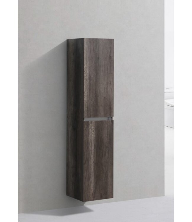 Trendline Kolomkast Century Oak 160x35x35cm Greeplijst Aluminium Bruin