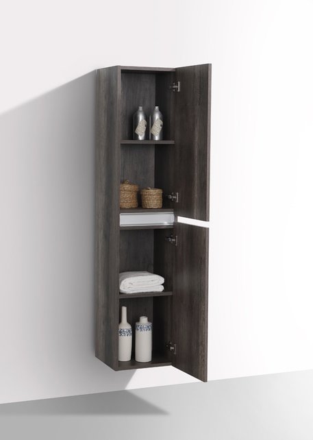 Trendline Kolomkast Century Oak 160x35x35cm Greeplijst Aluminium Bruin