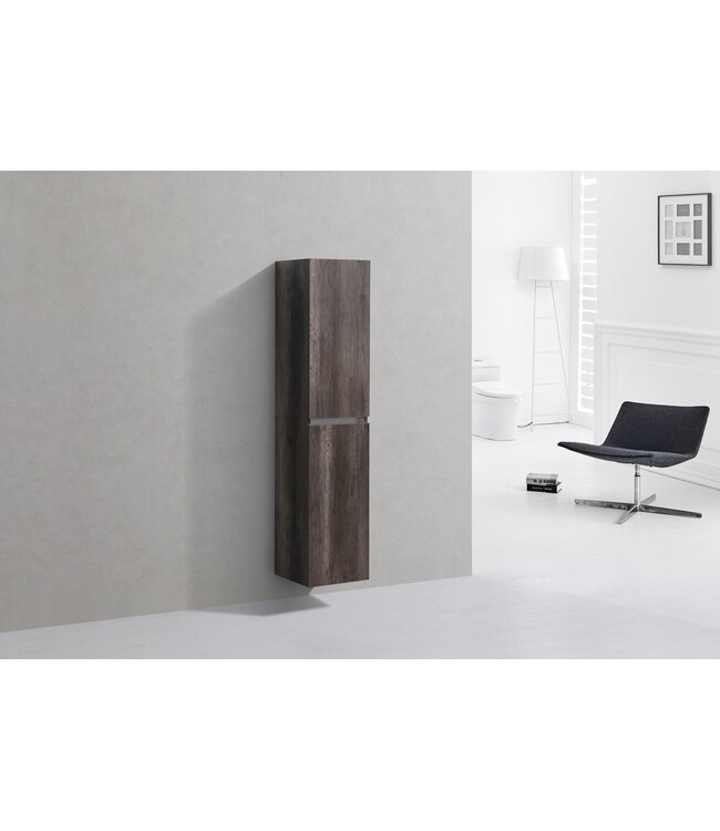 Trendline Kolomkast Century Oak 160x35x35cm Greeplijst Aluminium Bruin