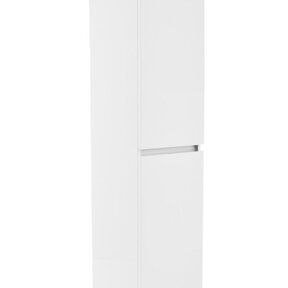 Sanipro Trendline Kolomkast Mat Wit 160x35x35cm Greeplijst Aluminium