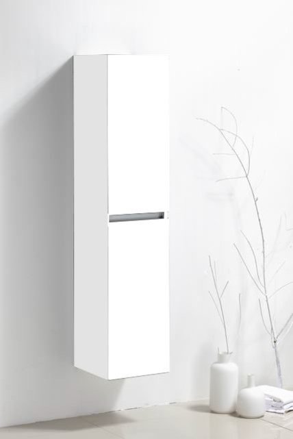 Sanipro Trendline Kolomkast Mat Wit 160x35x35cm Greeplijst Aluminium Sanipro Trendline Kolomkast Mat Wit 160x35x35cm Greeplijst Aluminium