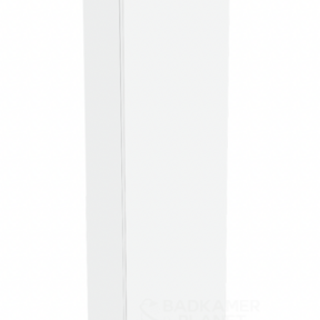 SaniPro Trendline Greeploos Kolomkast Halfhoog Mat Wit 120x35x35 cm met greeplijst aluminium