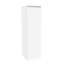 SaniPRO SaniPro Trendline Greeploos Kolomkast Halfhoog Mat Wit 120x35x35 cm met greeplijst aluminium