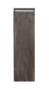 SaniPro Trendline Greeploos Kolomkast Halfhoog Century Oak 120x35x35cm Bruin met greeplijst aluminium
