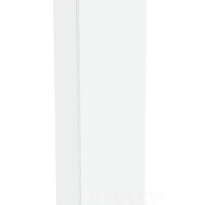 SaniPro Trendline Greeploos Kolomkast Halfhoog Glans Wit 120x35x35cm met greeplijst aluminium