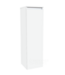 SaniPro Trendline Greeploos Kolomkast Halfhoog Glans Wit 120x35x35cm met greeplijst aluminium