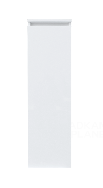 SaniPro Trendline Greeploos Kolomkast Halfhoog Glans Wit 120x35x35cm met greeplijst aluminium SaniPro Trendline Greeploos Kolomkast Halfhoog Glans Wit 120x35x35cm met greeplijst aluminium