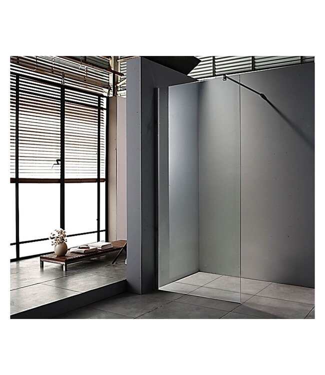 Inloopdouche Lima Douchewand 80x200cm Antikalk Helder Glas Chroom verstelbaar Profiel 8mm Veiligheidsglas Easy Clean 78-80x200cm