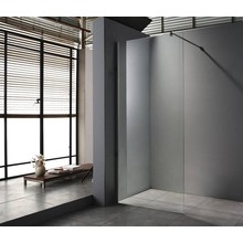 Inloopdouche Lima Douchewand 90x200cm Antikalk Helder Glas Chroom verstelbaar Profiel 8mm Veiligheidsglas Easy Clean 88-90x200cm