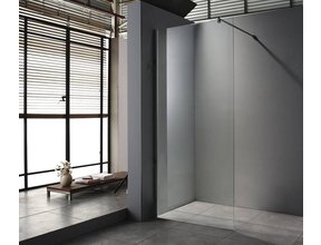 Inloopdouche Lima Douchewand 120x200cm Antikalk Helder Glas Chroom verstelbaar Profiel 8mm Veiligheidsglas Easy Clean 118-120x200cm