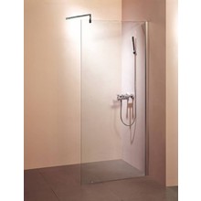 Inloopdouche Vero 95cm 10mm veiligheidsglas SaniPro Douchewand 95x200 incl Stabilisatiestang muurprofiel verstelbaar 95 - 97cm