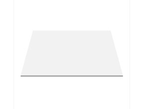 Aloni Topblad 60cm Solidsurface mat wit wastafelblad