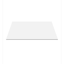 Aloni Topblad 80cm Solidsurface mat wit wastafelblad