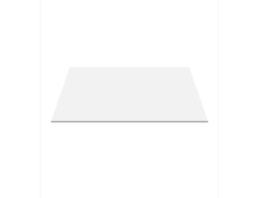 Aloni Topblad 80cm Solidsurface mat wit wastafelblad