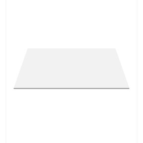 Aloni Topblad 80cm Solidsurface mat wit wastafelblad