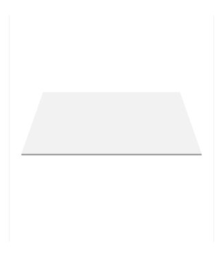 ALONI Aloni Topblad 80cm Solidsurface mat wit wastafelblad