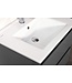 Creavit Sally Badkamermeubel Hoogglans Grijs 80cm met keramische wastafel 2 lades Softclose