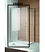 Douchecabine Quadra Draaideur 140x100x200cm Rechthoek Antikalk Helder Glas Chroom Profiel 8mm Veiligheidsglas Easy Clean