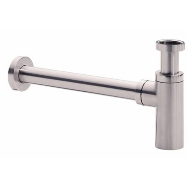 Mini Toilet Fonteinset PARRO RVS Handdoekhouder Natuursteen waskom Koud water Kraan Pushup en Sifon 40x22x8cm