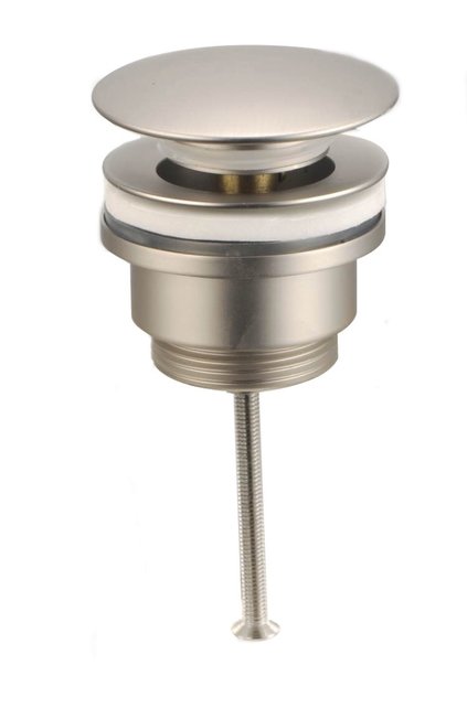 Mini Toilet Fonteinset PARRO RVS Handdoekhouder Natuursteen waskom Koud water Kraan Pushup en Sifon 40x22x8cm