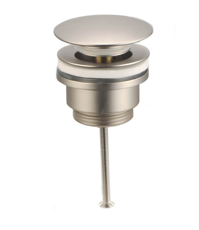 Mini Toilet Fonteinset PARRO RVS Handdoekhouder Natuursteen waskom Koud water Kraan Pushup en Sifon 40x22x8cm