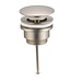 Mini Toilet Fonteinset PARRO RVS Handdoekhouder Natuursteen waskom Koud water Kraan Pushup en Sifon 40x22x8cm